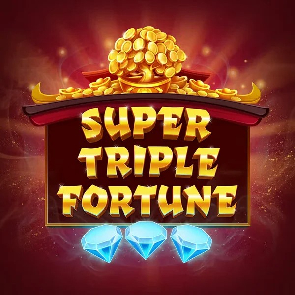 Super Triple Fortune slot logo by Greentube at Jack`s Casino